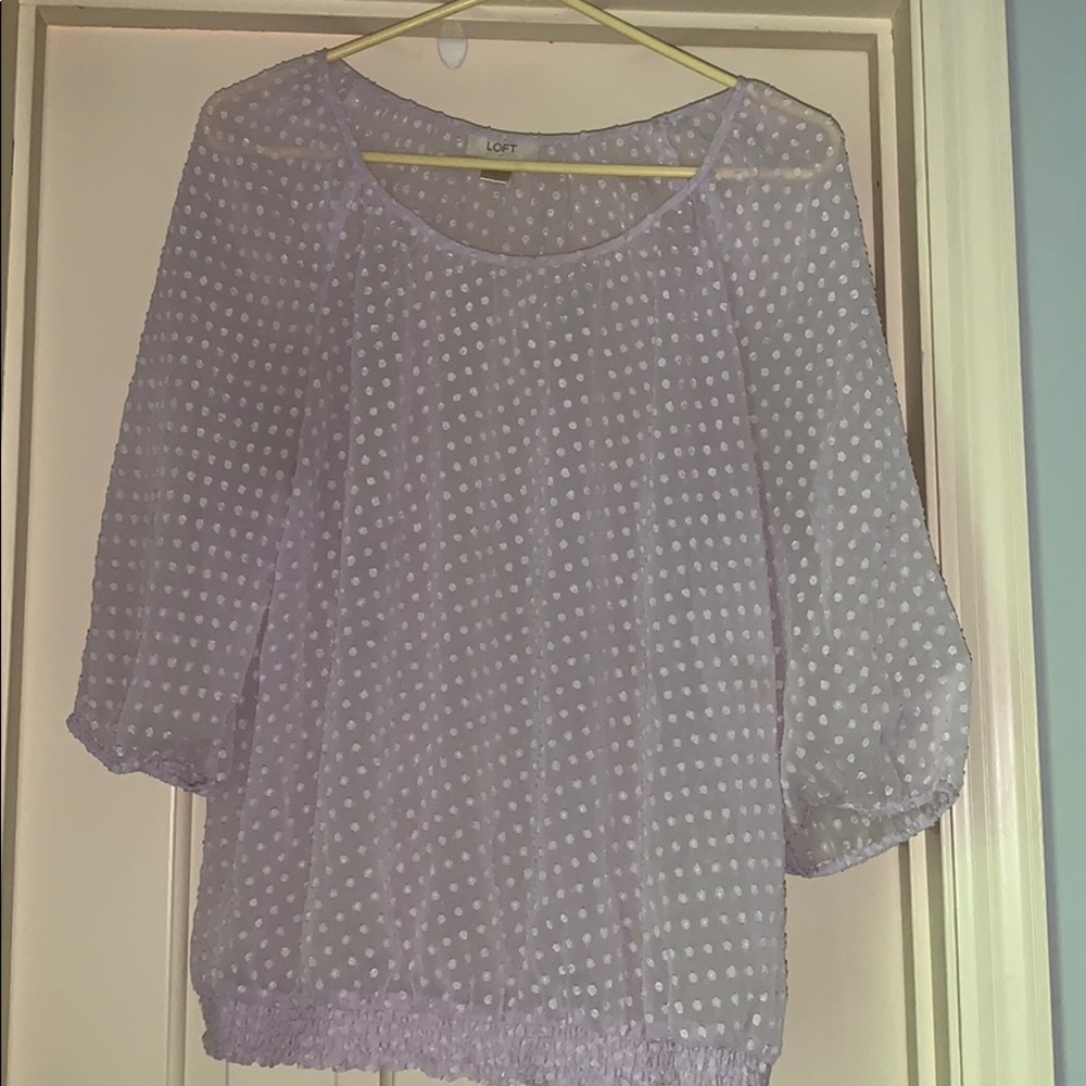 Cute Purple Loft Top - Perfect for Spring